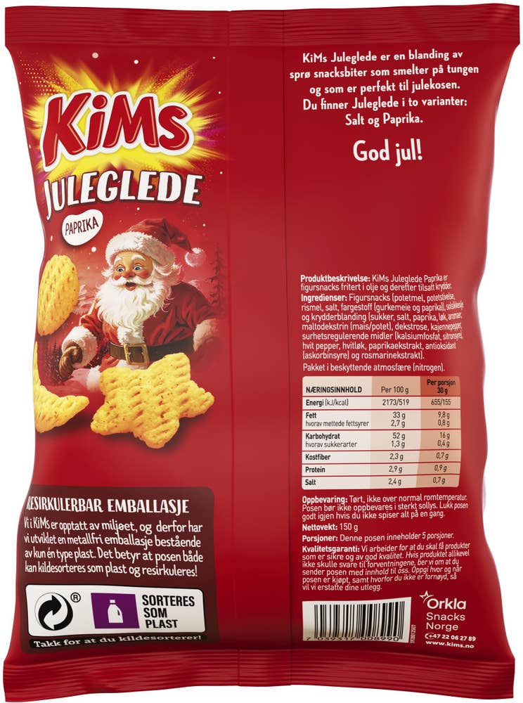 Kims Juleglede paprika