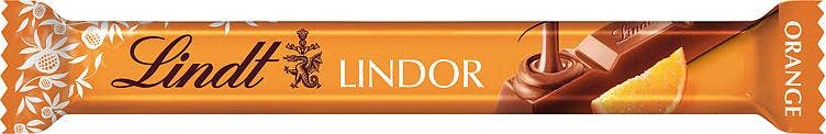 Lindor Bars Appelsin Melkesjokolade