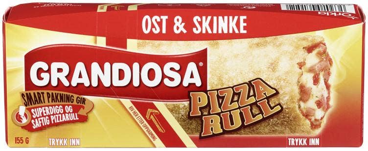 Grandiosa Pizzarull Ost & Skinke