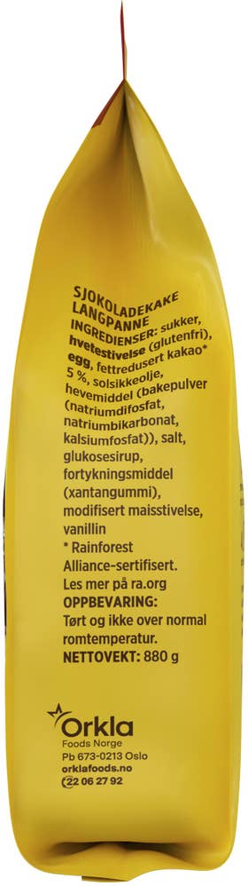 Toro Sjokoladekake langpanne