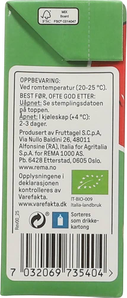 Kolonihagen Hakkede tomater Økologisk