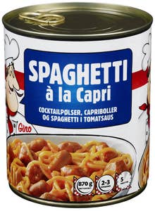 Trondhjems Spaghetti à la Capri