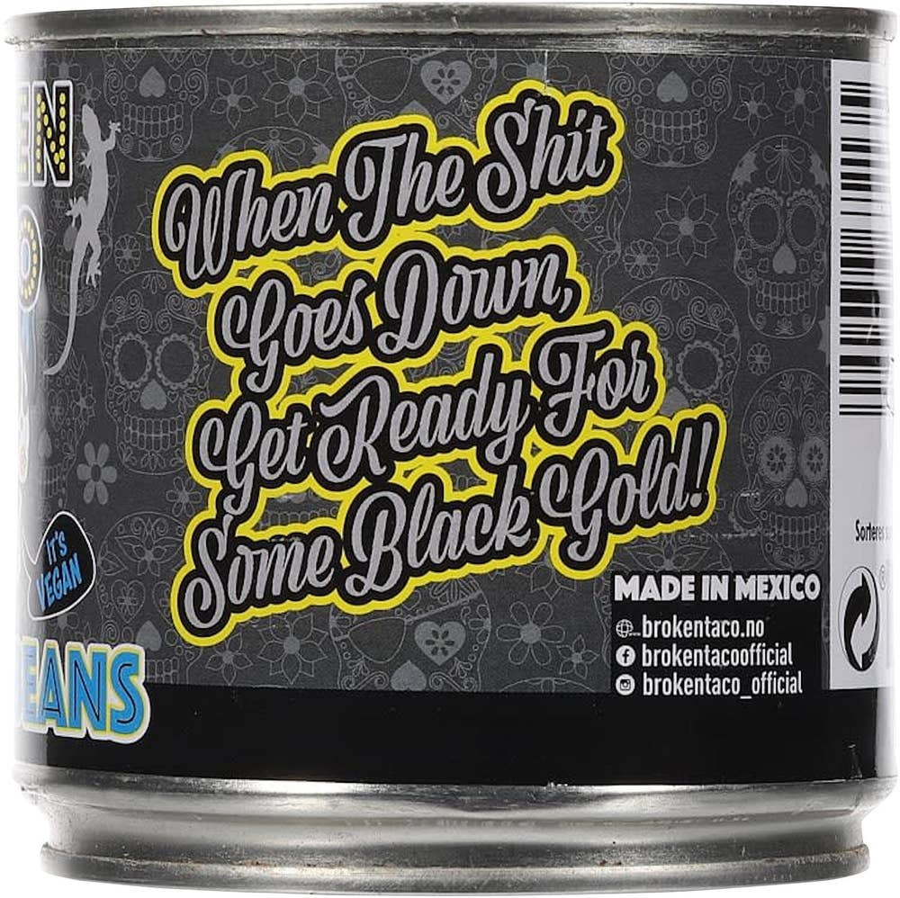 Broken Taco Black Refried Beans