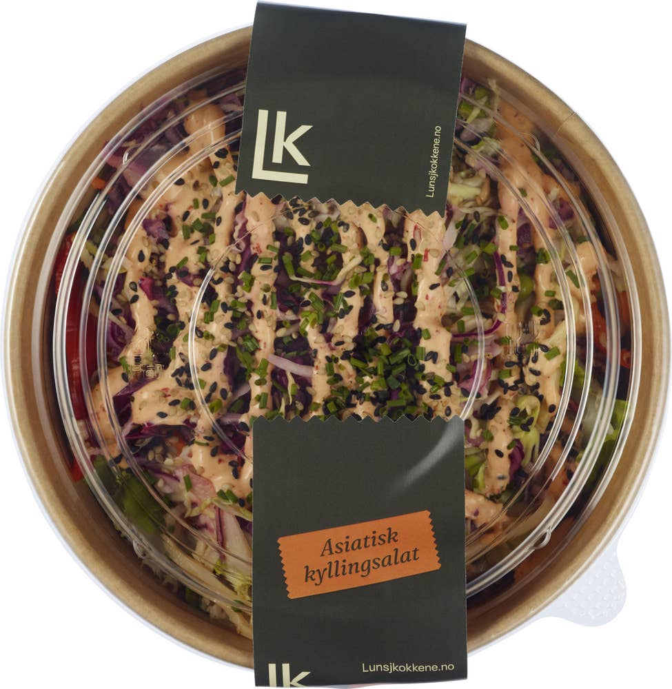 Kreativ Catering Terriyaki marinert kylling salat