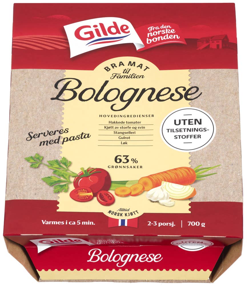 Gilde Bra Mat Til Familien Bolognese