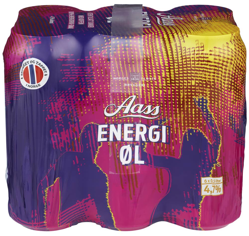 Aass Energiøl 6 x 0,5L