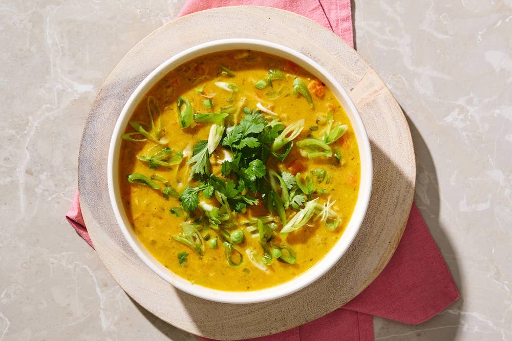 Foodyfly Gulrot- og søtpotetsuppe med linser