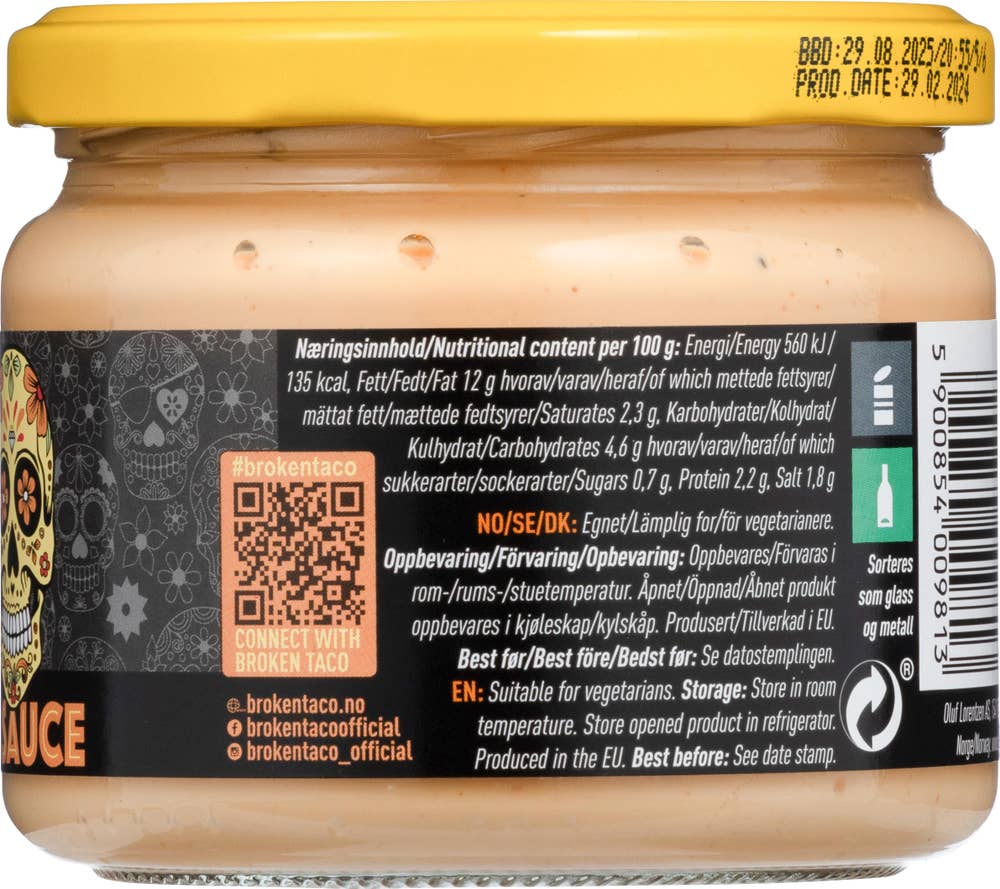 Broken Taco Straight Cheese Dip