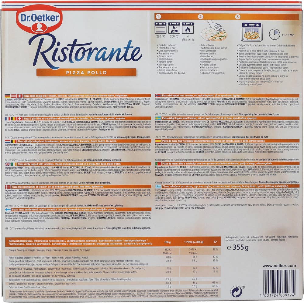 Dr. Oetker Ristorante Pizza Pollo