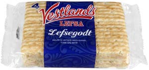 Vestlandslefsa Lefsegodt med Kanel 4 stk