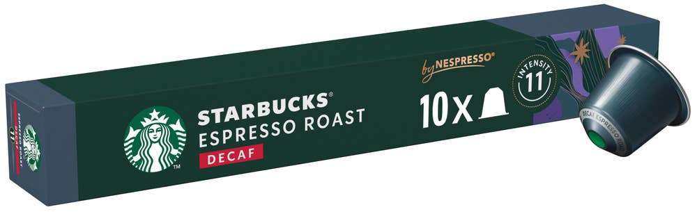 Starbucks Espresso Roast koffeinfri Intensitet 11, 10 stk