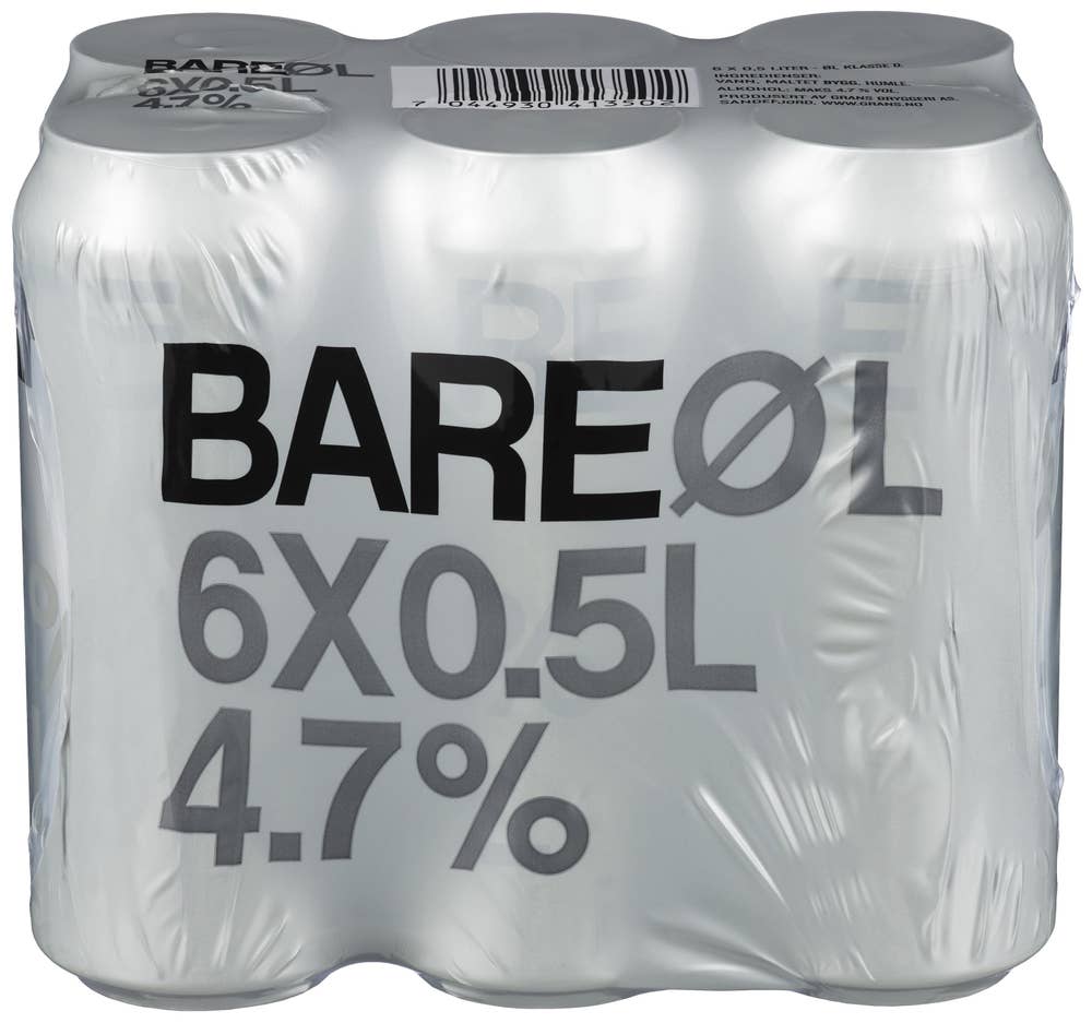BARE Øl 6 x 0,5l