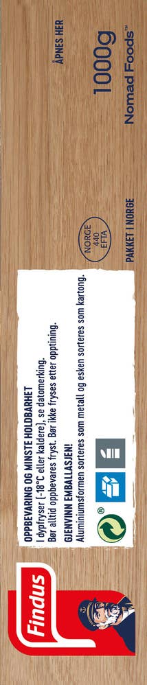 FINDUS Familiens fiskegrateng MSC