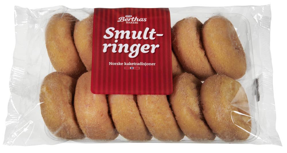 BERTHAS Bakeverket Smultringer 12 stk