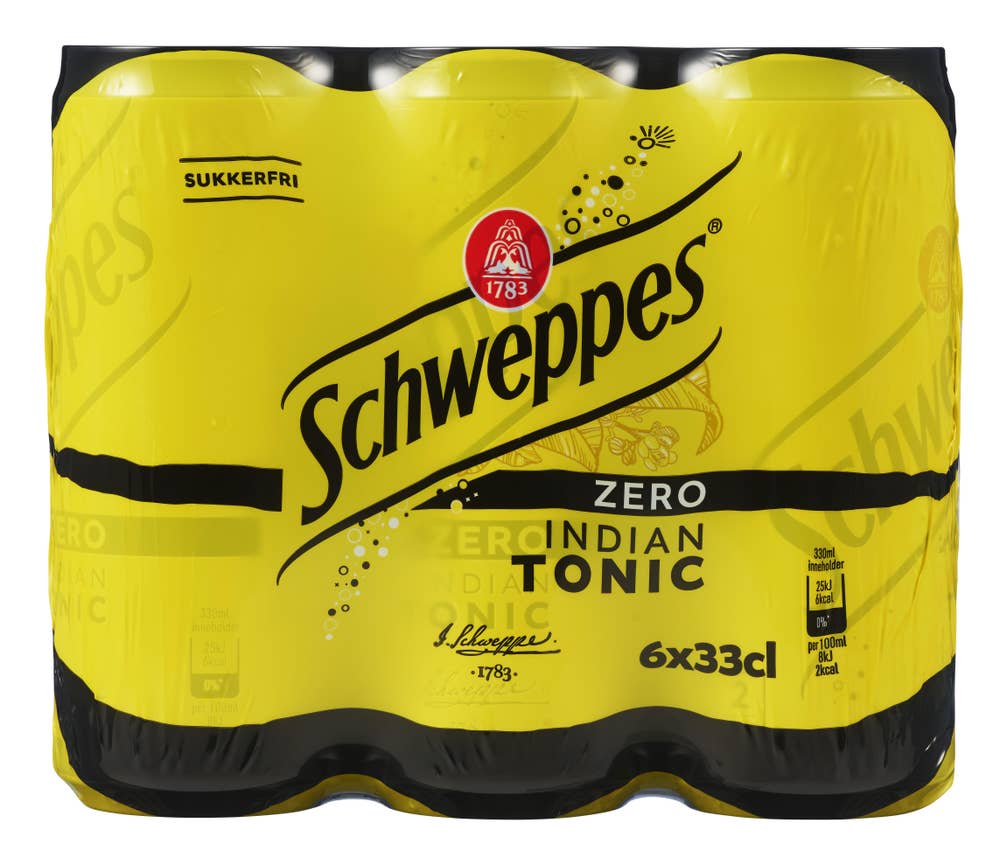 Schweppes Tonic Zero 6x0,33l