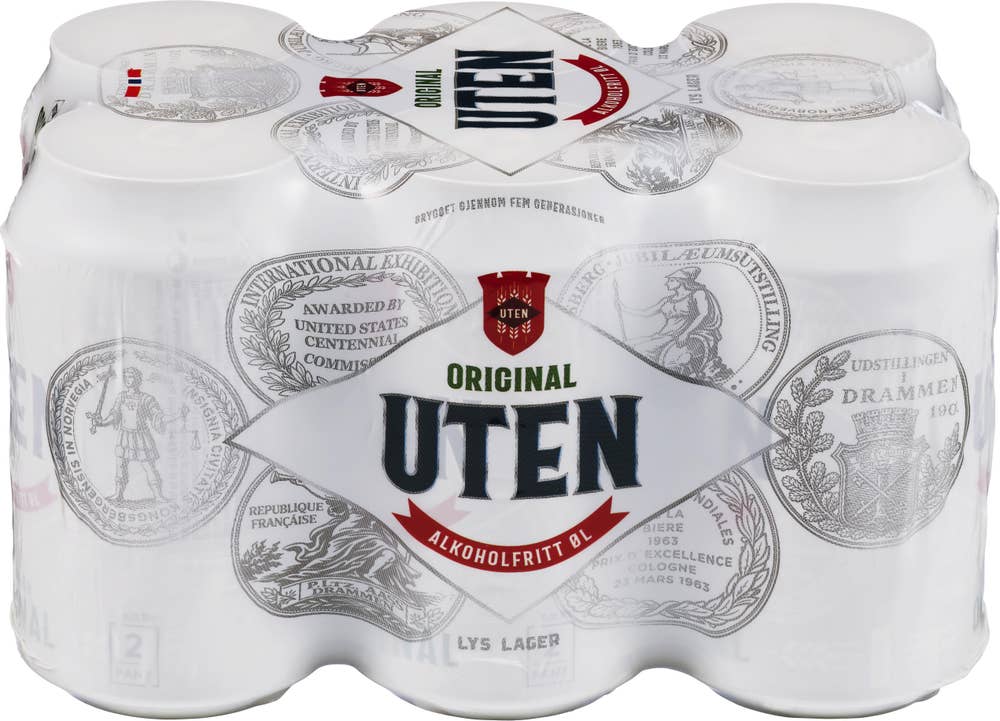 Aass Bryggeri Aass UTEN Original 6 x 0,33l