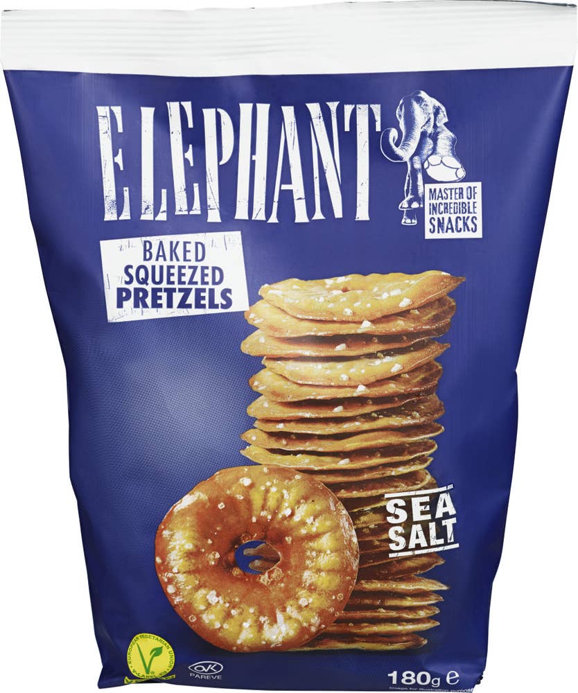 Elephant Sea salt pretzels
