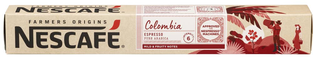Nescafe Colombia kapsler Farmers origins