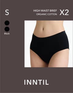 Inntil High Waist truse Sort, str. S