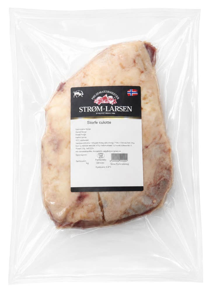 Strøm-Larsen Culotte av storfe med fettkappe