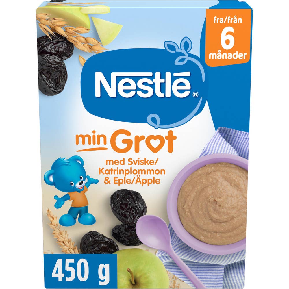 Nestlé Min Grøt sviske og eple fra 6 mnd