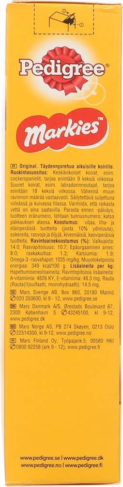 Pedigree Markies Hundesnacks med Margben for Voksne Hunder