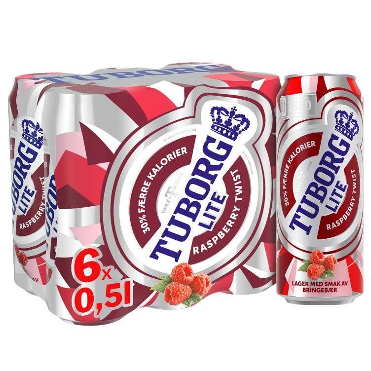 Tuborg LITE Raspberry Twist 6 x 0,5L