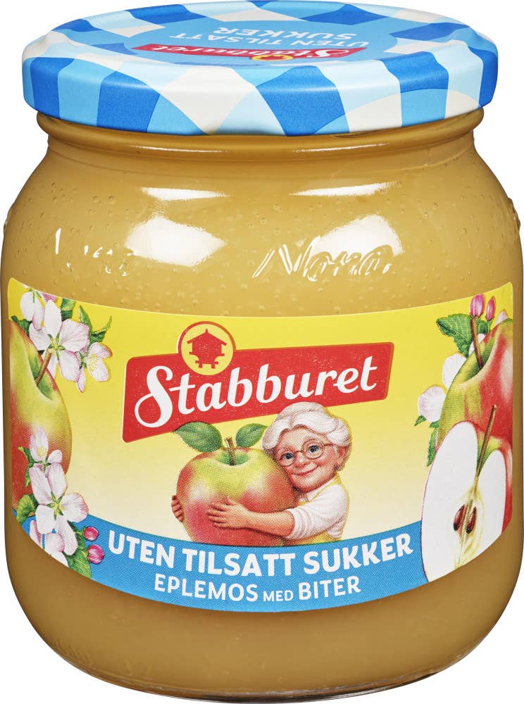 Stabburet Eplesyltetøy Uten tilsatt sukker