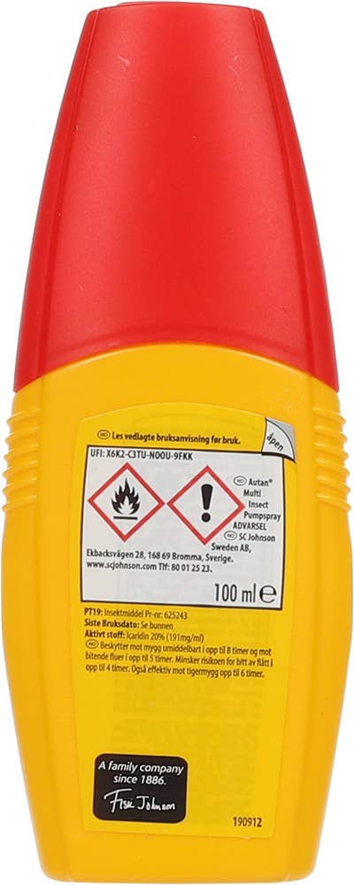 Autan Multi Insect insektbeskyttelse Pumpspray