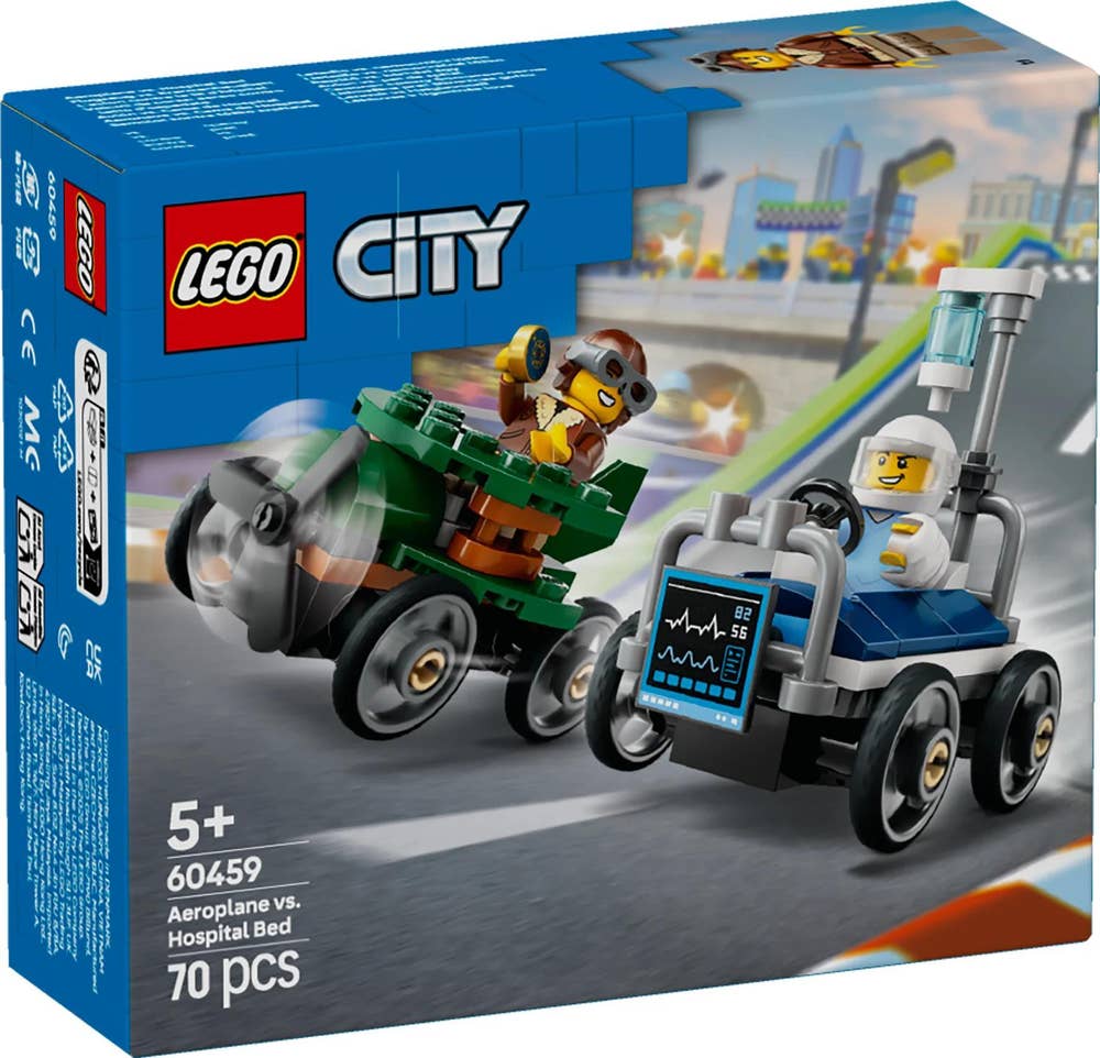 LEGO LEGO® City - Racerbilpakke flybil mot sykesengbil