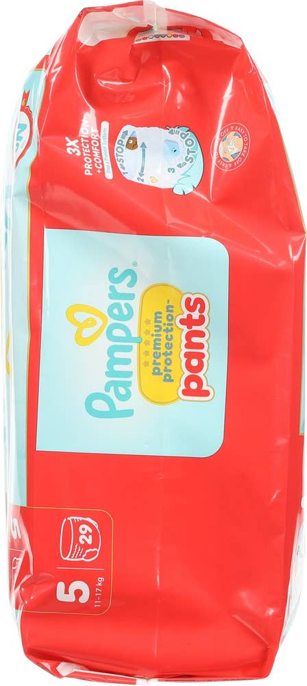 Pampers Buksebleie Premium protection Str. 5, 11-17 kg