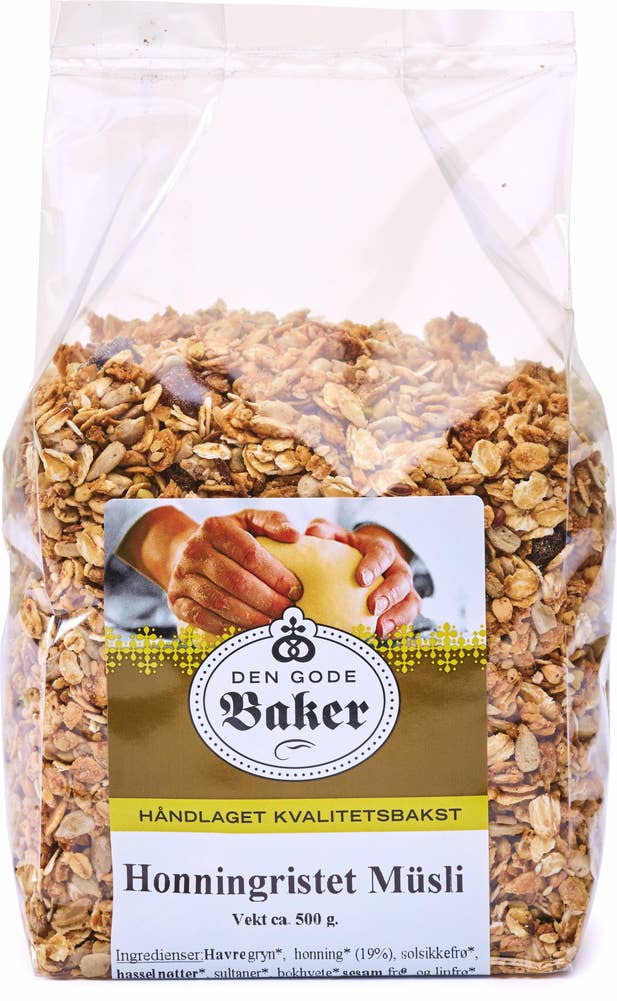Den Gode Baker Økologisk honningristet müsli