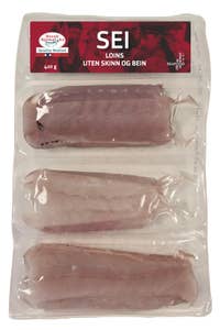 Norsk Sjømat AS Seiloins uten skinn 3x140g