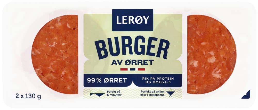 Burger av ørret 260 g
