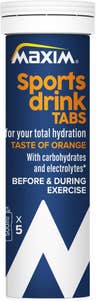 maxim Total Hydration Sports Drinks Tabs Appelsinsmak