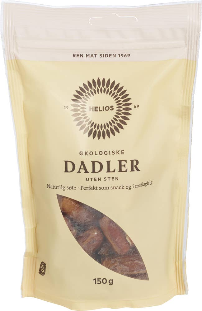 Helios Økologiske dadler Tørket