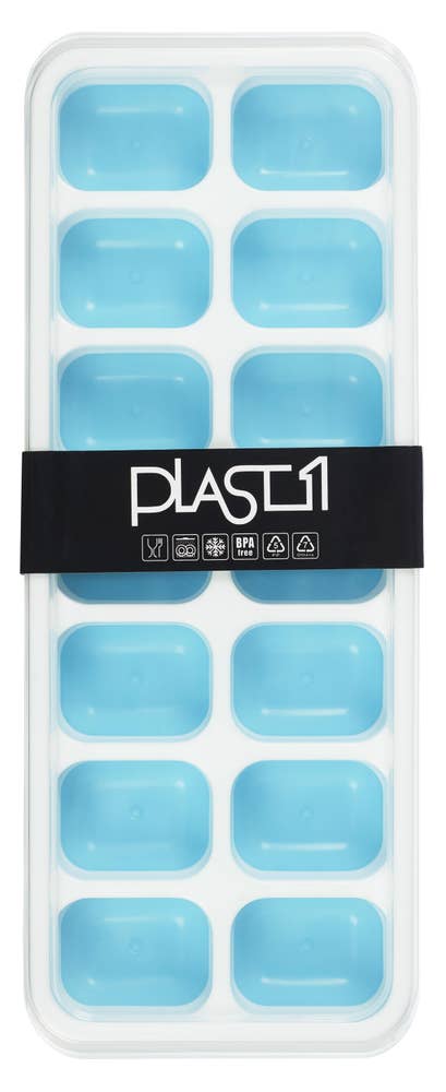 Isbitform i plast og silikon Ass. farge blå eller lime