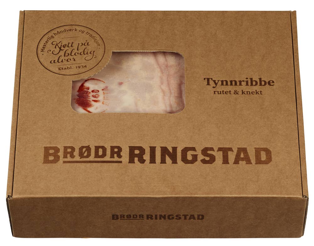 Brødr Ringstad Fryst Tynnribbe fra Sveen Gård, Rutet svor