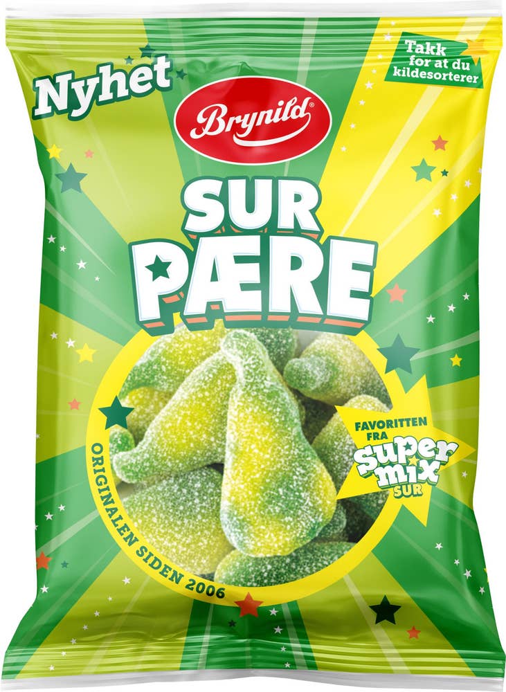 Sure pærer 100 g