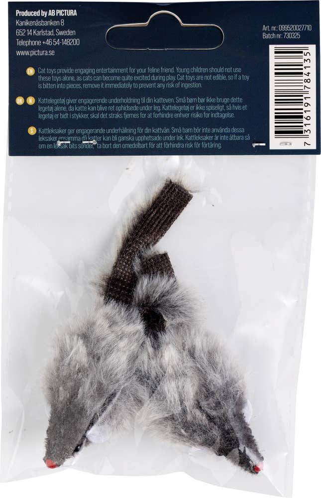 Pictura Gruppen Norge Katteleke pelsmus 2 stk