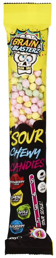 Brain Blasterz Sour Chewy Candy