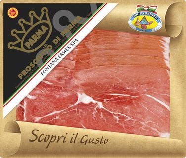 ERMES FONTANA Parmaskinke i Skiver Lagret 16 Mnd