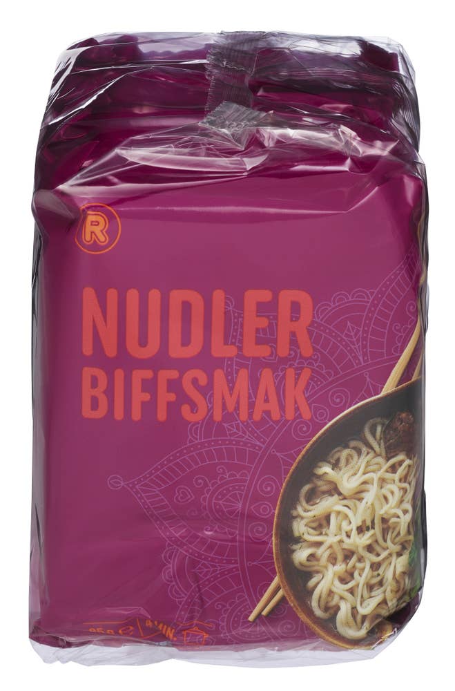 R Nudler med biffsmak 5x85g