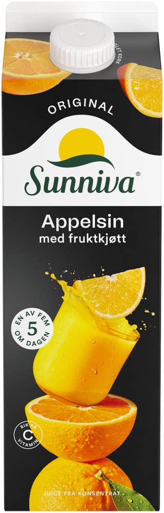 TINE Original Appelsinjuice Med Fruktkjøtt