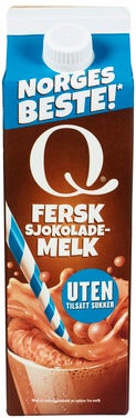 Q-meieriene Sjokolademelk Uten