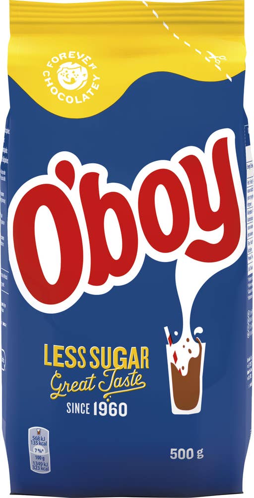 O'boy Mindre Sukker 500 g