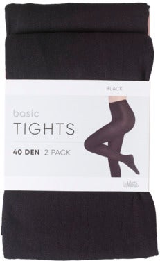 Pierre Robert Basic Tights 40 DEN Black, str. 40-44