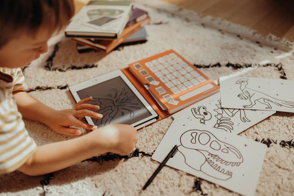 Kidywolf Mini-LCD tegnebrett Dyr Fra 4-7 år