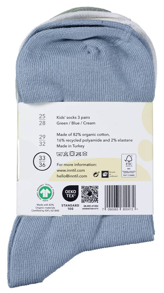 Inntil Sokker til barn Fargemiks, str. 33-36