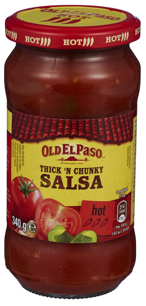 Salsa Thick'n Chunky Hot, 340 g